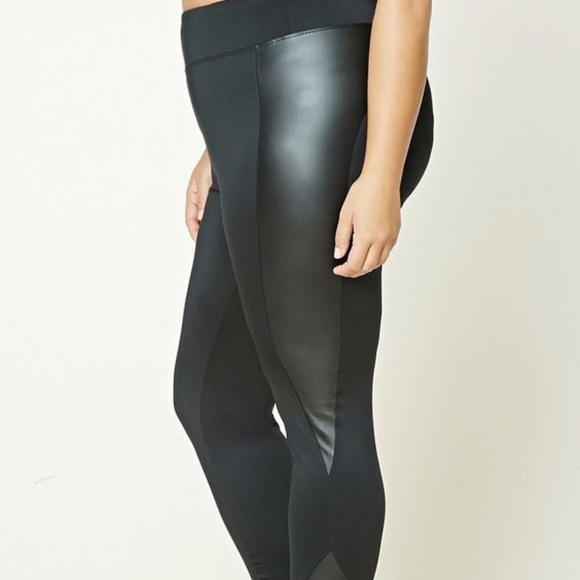 Forever 21 Pants - NWT Black Faux Leather Leggings